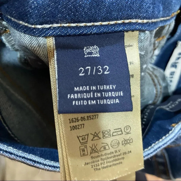 SCOTCH & SODA La Bohemienne Mid Rise Skinny Jeans Size 27 x 32 - Picture 7 of 9